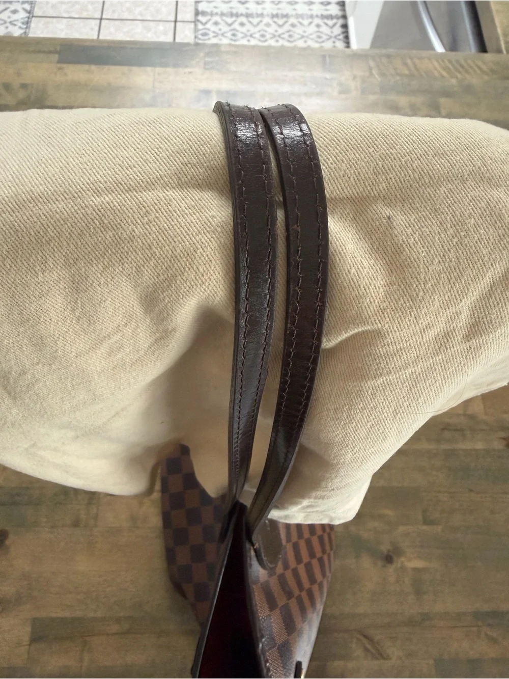 Louis Vuitton Brown Damier Never full MM
